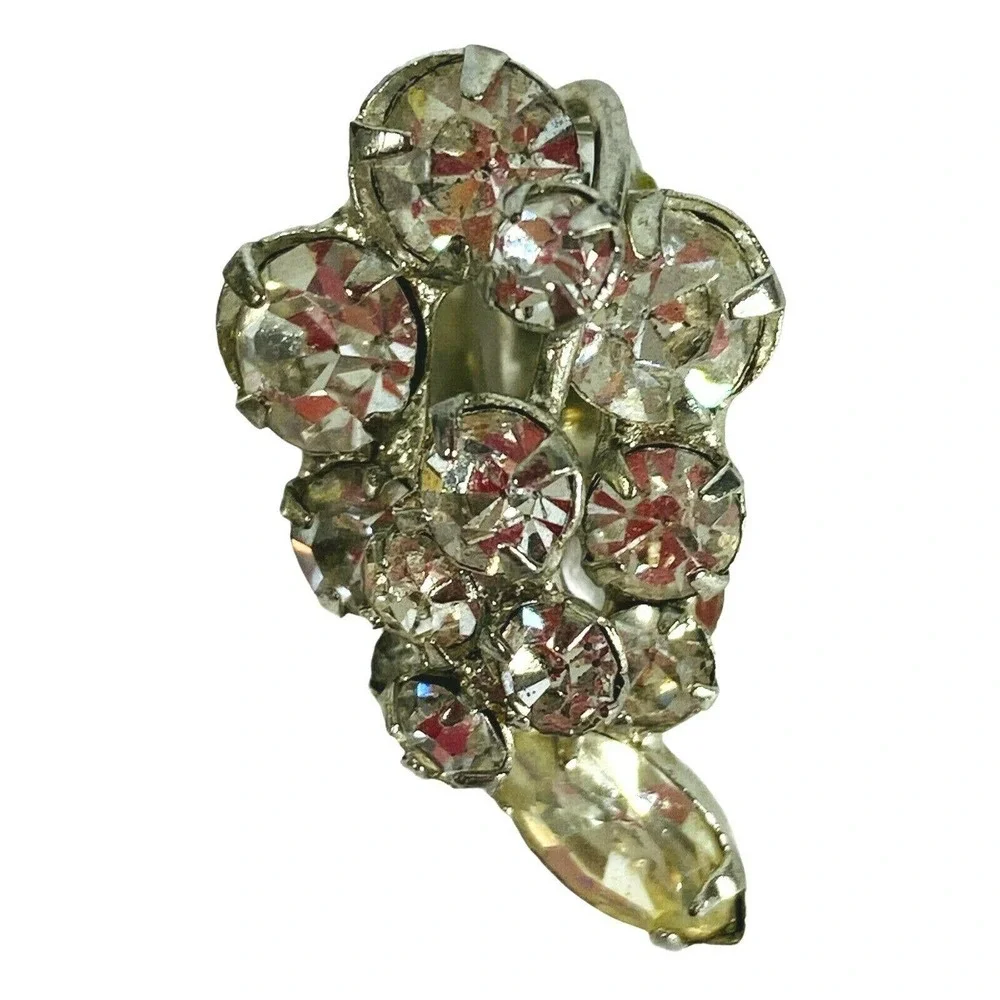 Vintage Bling‎ Earrings Clip on Costume Jewelry